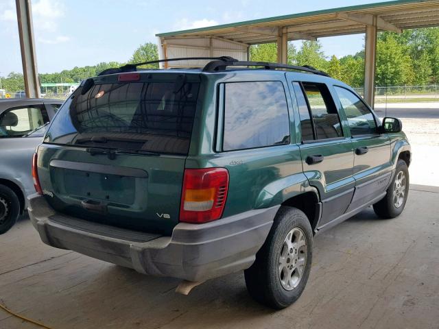 1J4GW58N9XC707935 - 1999 JEEP GRAND CHER GREEN photo 4