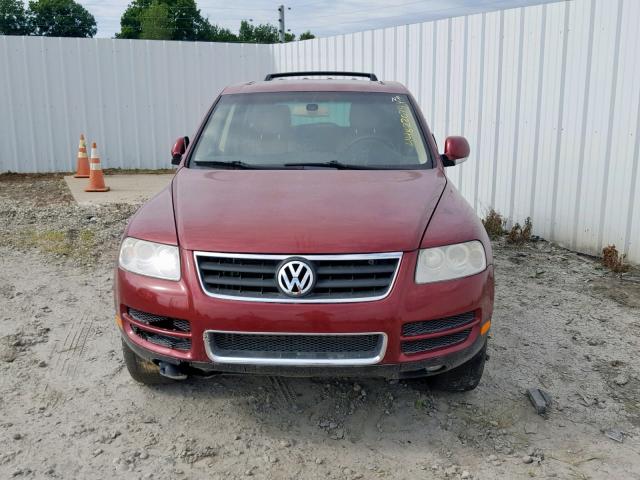 WVGZM77L35D077137 - 2005 VOLKSWAGEN TOUAREG 4. BURGUNDY photo 9