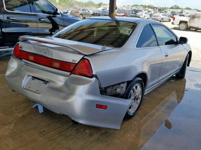 1HGCG22572A026235 - 2002 HONDA ACCORD EX SILVER photo 4