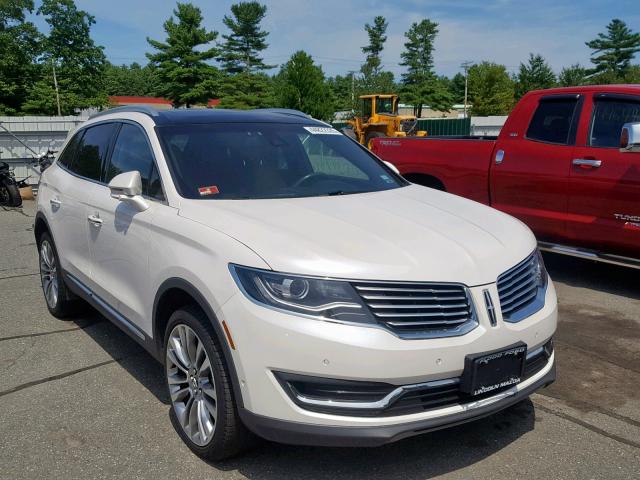 2LMTJ8LP4GBL82415 - 2016 LINCOLN MKX RESERV WHITE photo 1