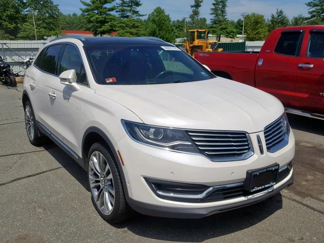 2LMTJ8LP4GBL82415 - 2016 LINCOLN MKX RESERV WHITE photo 9