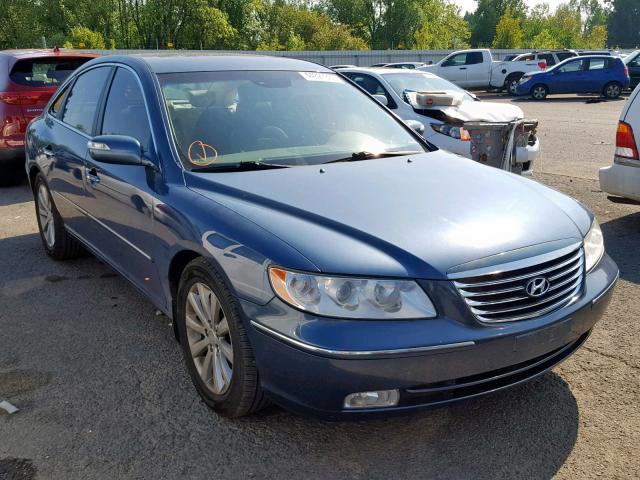 KMHFC46F19A342421 - 2009 HYUNDAI AZERA SE BLUE photo 1