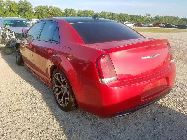 2C3CCABTXFH908689 - 2015 CHRYSLER 300 S RED photo 3