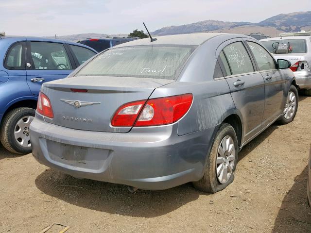 1C3LC46J88N181864 - 2008 CHRYSLER SEBRING LX GRAY photo 4