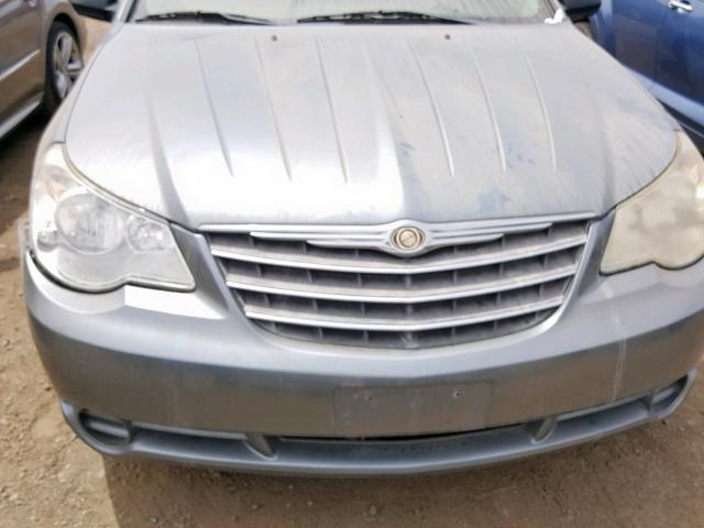 1C3LC46J88N181864 - 2008 CHRYSLER SEBRING LX GRAY photo 9