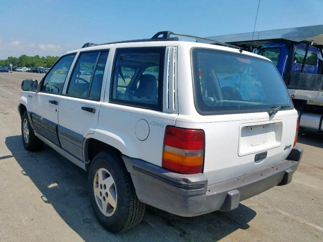 1J4GZ58S4SC517627 - 1995 JEEP GRAND CHER WHITE photo 3