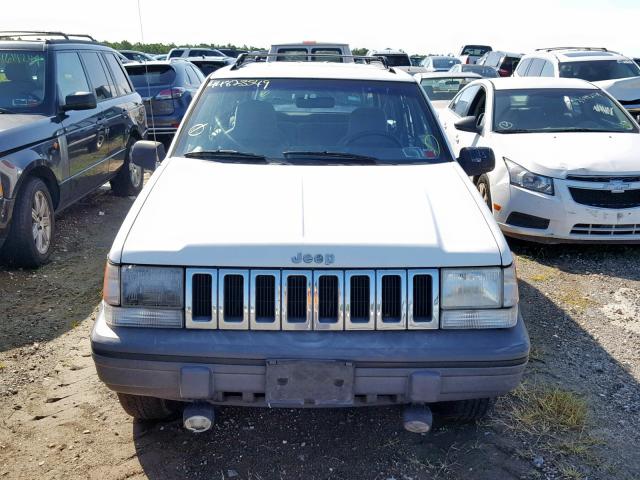 1J4GZ58S4SC517627 - 1995 JEEP GRAND CHER WHITE photo 9