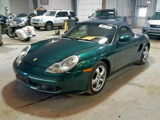 WP0CA29872U620547 - 2002 PORSCHE BOXSTER GREEN photo 2