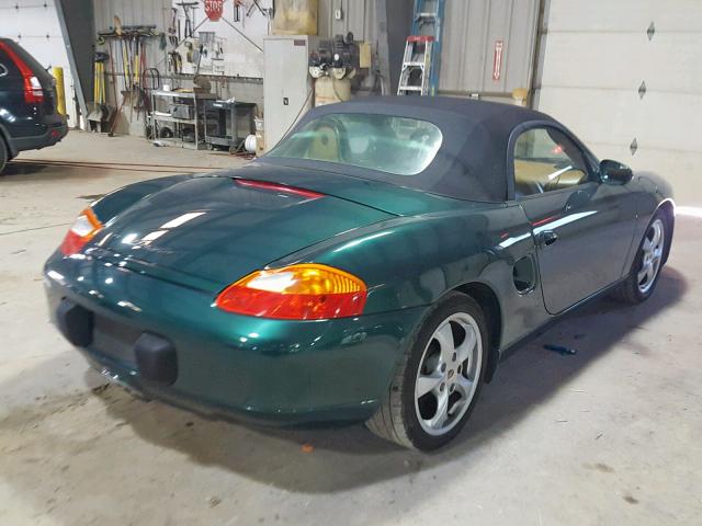 WP0CA29872U620547 - 2002 PORSCHE BOXSTER GREEN photo 4