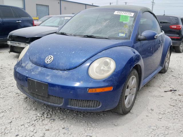 3VWRF31Y57M404430 - 2007 VOLKSWAGEN NEW BEETLE Mavi foto 2