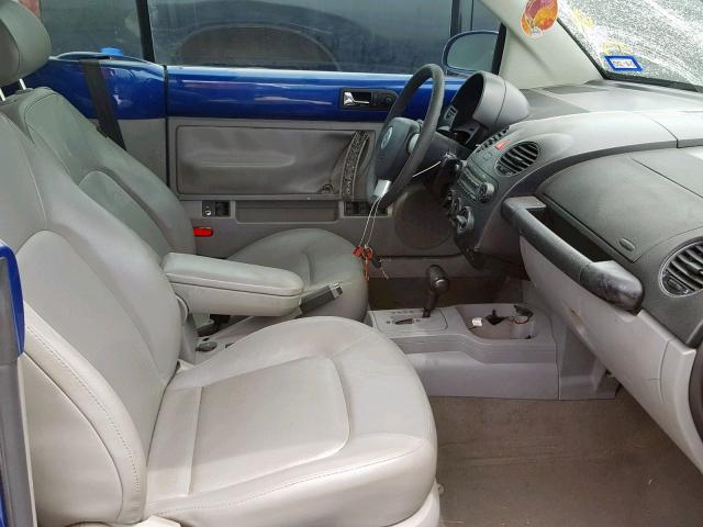 3VWRF31Y57M404430 - 2007 VOLKSWAGEN NEW BEETLE Mavi foto 5