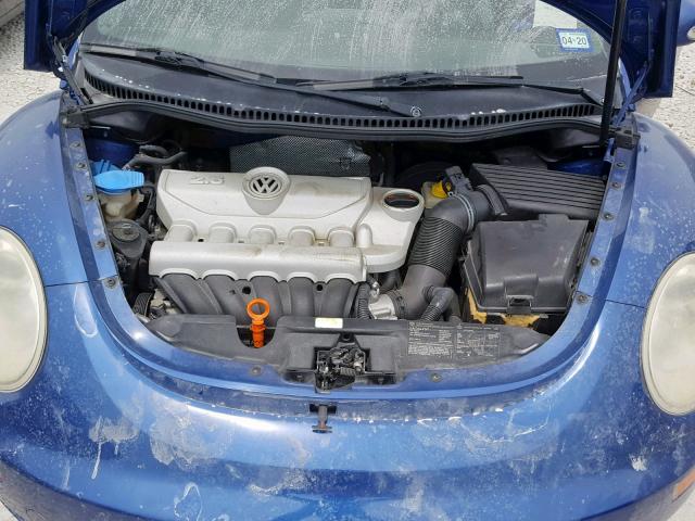 3VWRF31Y57M404430 - 2007 VOLKSWAGEN NEW BEETLE Mavi foto 7