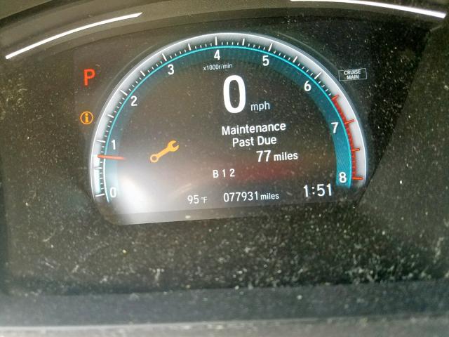 JHMFC1F77JX029725 - 2018 HONDA CIVIC EXL 白色 照片 8