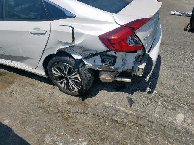JHMFC1F77JX029725 - 2018 HONDA CIVIC EXL 白色 照片 9