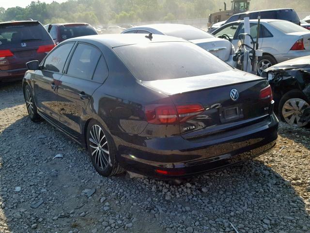 3VWD17AJ1GM405870 - 2016 VOLKSWAGEN JETTA SPOR BLACK photo 3