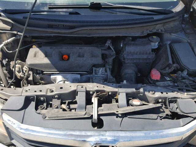 19XFB5F56CE003159 - 2012 HONDA CIVIC NATU GRAY photo 7