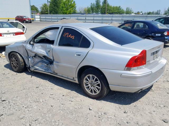 YV1RS612452469182 - 2005 VOLVO S60 SILVER photo 3