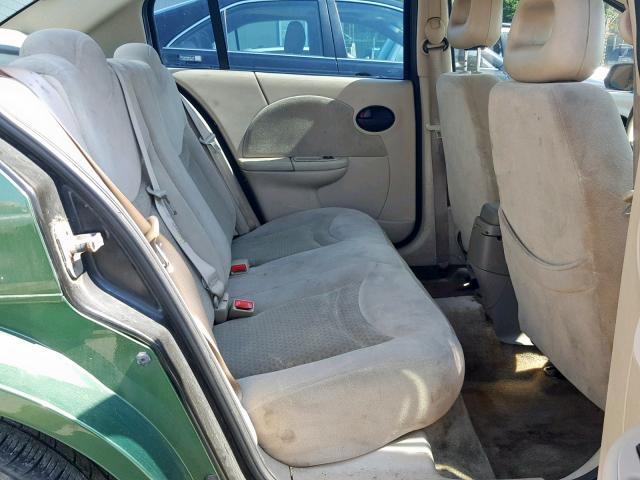 1G8AL52F64Z217543 - 2004 SATURN ION LEVEL GREEN photo 6