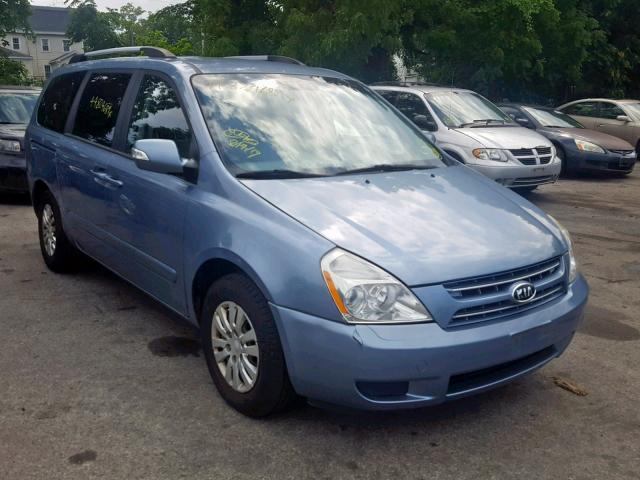 KNDMG4C79C6475077 - 2012 KIA SEDONA LX BLUE photo 1