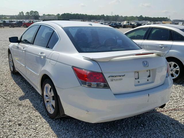 1HGCP26859A035644 - 2009 HONDA ACCORD EXL WHITE photo 3