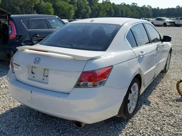 1HGCP26859A035644 - 2009 HONDA ACCORD EXL WHITE photo 4