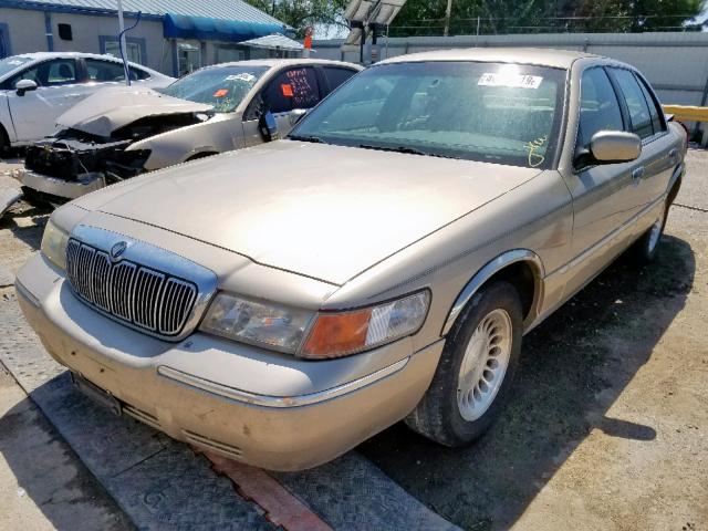 2MEFM75W0YX733410 - 2000 MERCURY GRAND MARQ BEIGE photo 2