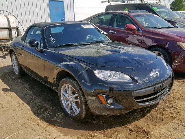 JM1NC25F390203760 - 2009 MAZDA MX-5 MIATA BLACK photo 1