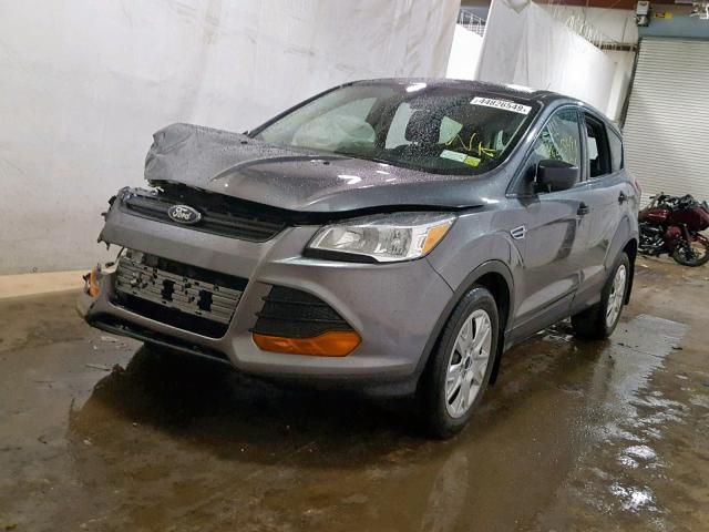 1FMCU0F75EUD62536 - 2014 FORD ESCAPE S SILVER photo 2