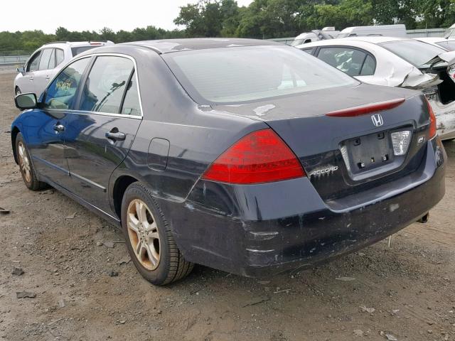 1HGCM56306A022780 - 2006 HONDA ACCORD SE BLACK photo 3