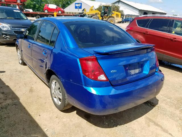 1G8AZ52F84Z176055 - 2004 SATURN ION LEVEL BLUE photo 3