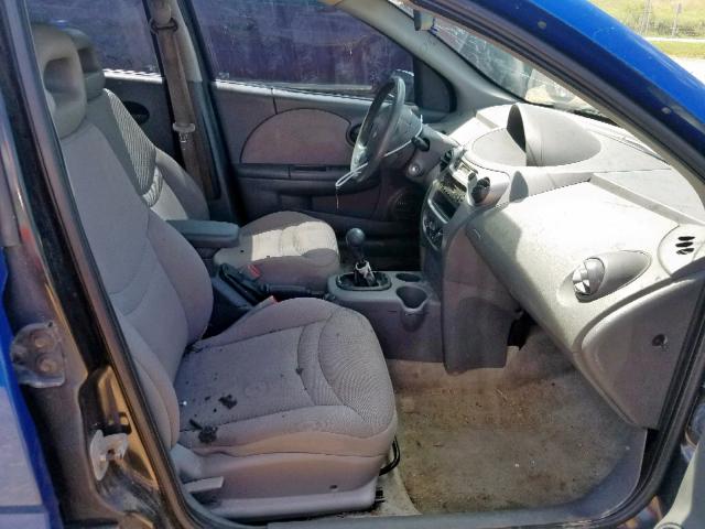 1G8AZ52F84Z176055 - 2004 SATURN ION LEVEL BLUE photo 5