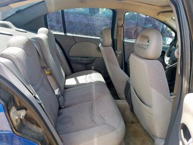 1G8AZ52F84Z176055 - 2004 SATURN ION LEVEL BLUE photo 6