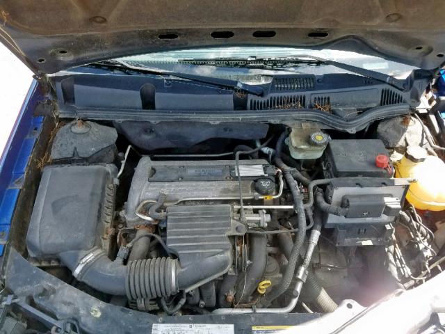 1G8AZ52F84Z176055 - 2004 SATURN ION LEVEL BLUE photo 7