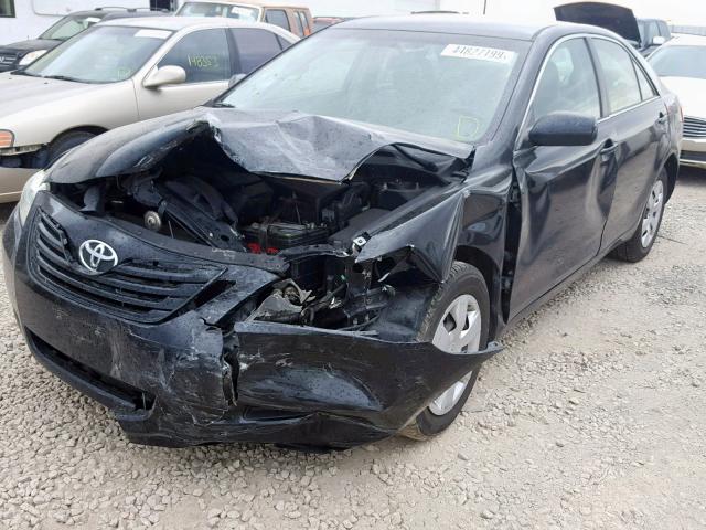 4T1BE46K37U572480 - 2007 TOYOTA CAMRY NEW BLACK photo 2