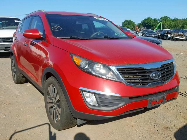 KNDPC3A23C7192615 - 2012 KIA SPORTAGE E RED photo 1