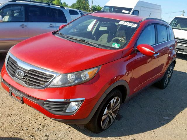 KNDPC3A23C7192615 - 2012 KIA SPORTAGE E RED photo 2