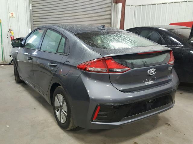 KMHC65LC9HU025171 - 2017 HYUNDAI IONIQ BLUE SILVER photo 3