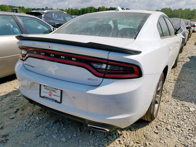 2C3CDXHG5JH155950 - 2018 DODGE CHARGER SX WHITE photo 4