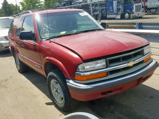 1GNCT18W0YK247903 - 2000 CHEVROLET BLAZER RED photo 1