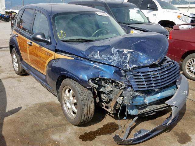 3C8FY68B22T334210 - 2002 CHRYSLER PT CRUISER BLUE photo 1