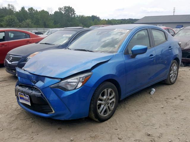 3MYDLBZV7GY138560 - 2016 TOYOTA SCION IA BLUE photo 2