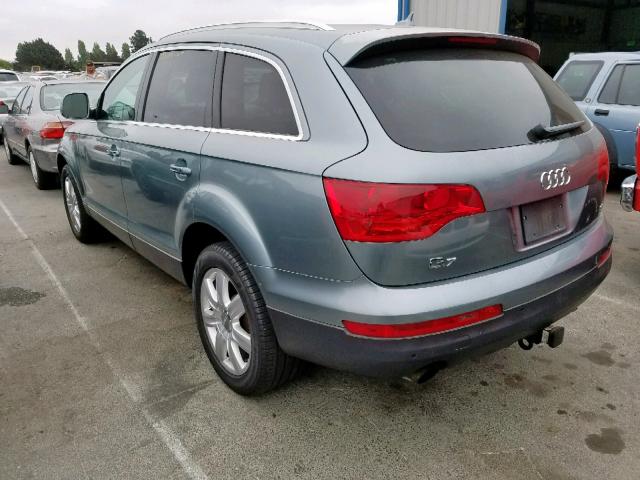 WA1BY94L38D020171 - 2008 AUDI Q7 3.6 QUA GRAY photo 3