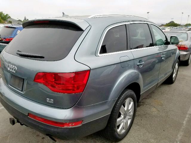 WA1BY94L38D020171 - 2008 AUDI Q7 3.6 QUA GRAY photo 4