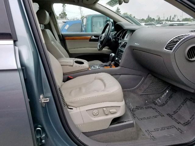 WA1BY94L38D020171 - 2008 AUDI Q7 3.6 QUA GRAY photo 5