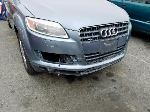 WA1BY94L38D020171 - 2008 AUDI Q7 3.6 QUA GRAY photo 9