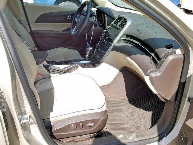 1G11H5SL1EF141710 - 2014 CHEVROLET MALIBU LTZ ოქროსფერი ფოტო 5