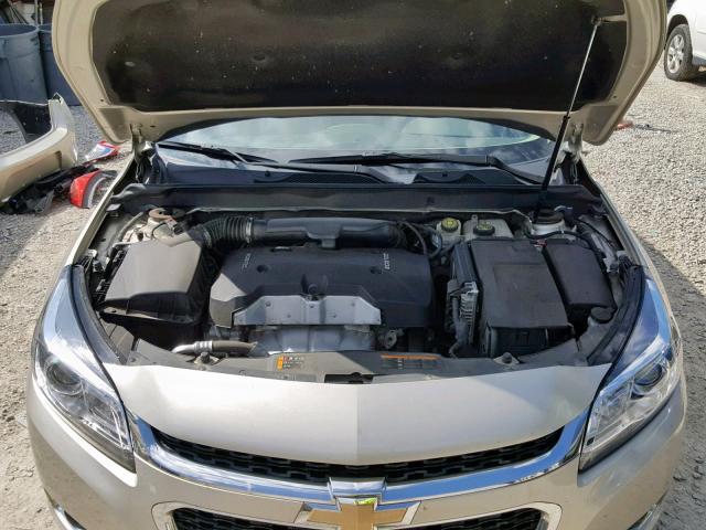 1G11H5SL1EF141710 - 2014 CHEVROLET MALIBU LTZ ოქროსფერი ფოტო 7