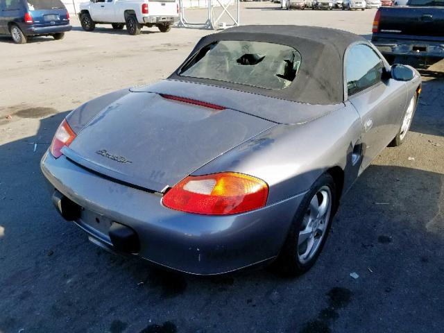 WP0CA29812U622052 - 2002 PORSCHE BOXSTER GRAY photo 4