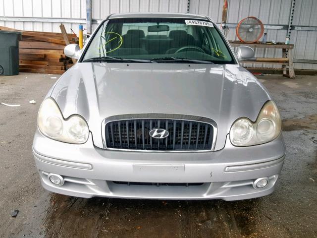 KMHWF25S13A866024 - 2003 HYUNDAI SONATA GL SILVER photo 9