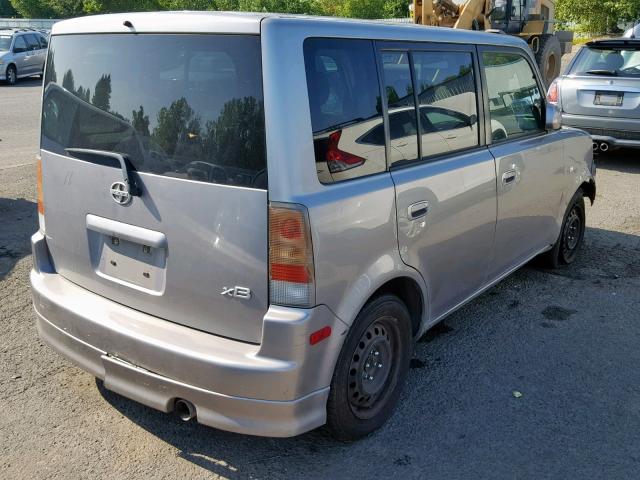 JTLKT334364049702 - 2006 TOYOTA SCION XB ვერცხლისფერი ფოტო 4